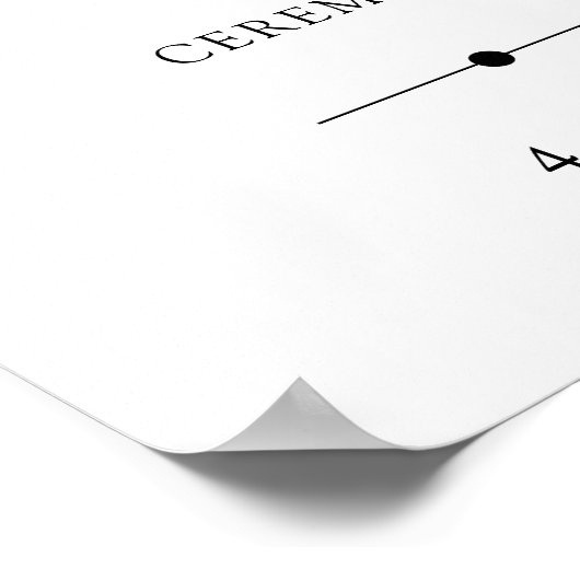 Paarse bloemen, Lila bloemen, huwelijkstijdlijn Poster (Hoek)