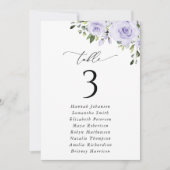 Paarse bloemen, Lila Kaarten, Zitkaarten (Voorkant)