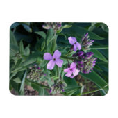 Paarse Bloemen Magneet (Horizontaal)