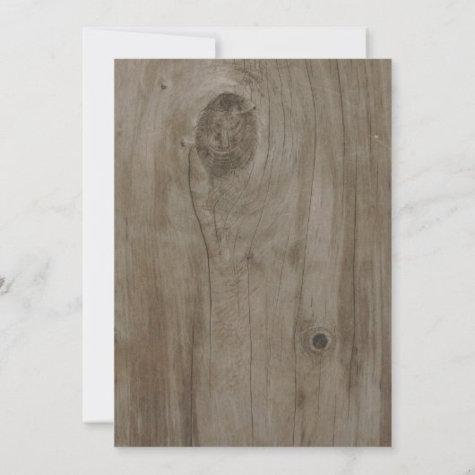 Paarse Bloemen Mason Jar Rustieke Schuur Vrijgezel Kaart (Achterkant)