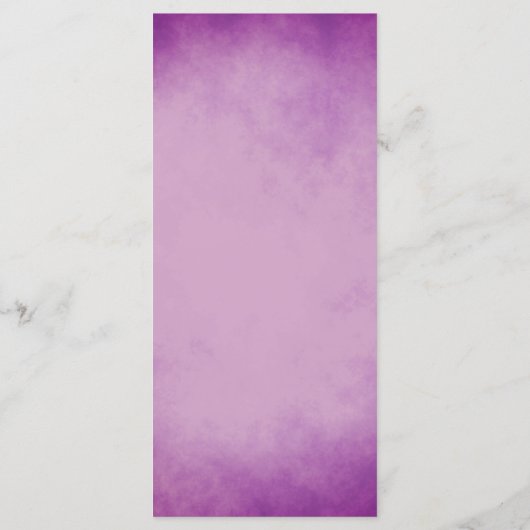 Paarse Bloemen Menu (Achterkant)