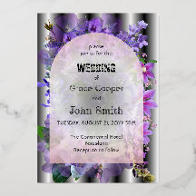 paarse bloemen met illusionaire achtergrond