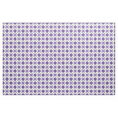 Paarse Bloemen met Lichte Achtergrond Stof (Fat Quarter)