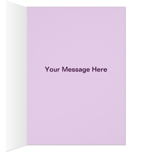 Paarse Bloemen Metselaars Potten Dank Je Kaart (Binnen (Rechts))