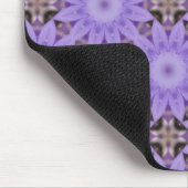 Paarse Bloemen Muismat (Hoek)