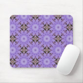 Paarse Bloemen Muismat (Met muis)
