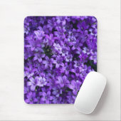 Paarse bloemen muismat (Met muis)