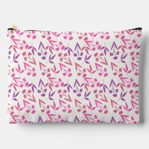 Paarse bloemen Naadloos patroon – Elegante Bloemen Etui