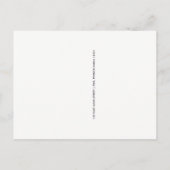  paarse bloemen | Nieuw adres Aankondigingskaart (Achterkant)