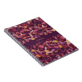 Paarse Bloemen- Notitieboek (Rechterzijde)