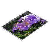 Paarse Bloemen Notitieboek (Linkerzijde)