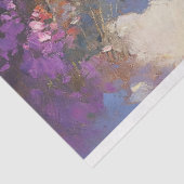 Paarse bloemen op het strand Decoupage Tissuepapier (Detail)