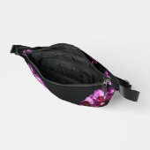 Paarse Bloemen Orchidee Natuur Blooms Fanny Pack Heuptasje (Open)