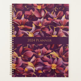 Paarse Bloemen- Planner
