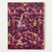 Paarse Bloemen- Planner (Achterkant)