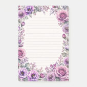 Paarse bloemen. post-it® notes (Voorkant)