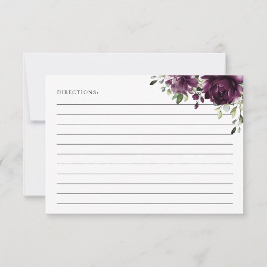 Paarse bloemen, pruimenbloemen, Vrijgezellenfeest  (Achterkant)