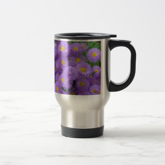 Paarse Bloemen Reisbeker (Rechts)