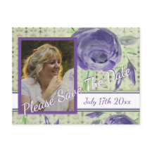 Paarse Bloemen Roos Design