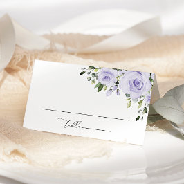 Paarse Bloemen, Sering Bloemen, Bloemige Bruiloft Plaatskaartje