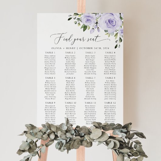 Paarse Bloemen, Sering Bloemen, Boho, Zitplaatskaa Poster