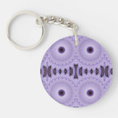 Paarse Bloemen Sleutelhanger (Voorkant)