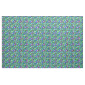 Paarse Bloemen Stof (Yard (91,4 cm))