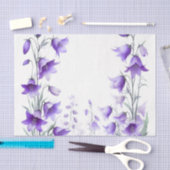 Paarse bloemen tissuepapier (Craft)