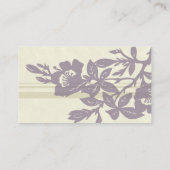 Paarse Bloemen Trouwplaats instellen Kaarten Plaatskaartje (Achterkant)