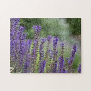 paarse bloemen Tuinbouwfotografie Legpuzzel