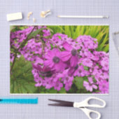 Paarse Bloemen uit San Francisco Tissuepapier (Craft)