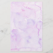 Paarse Bloemen Vrijgezellenfeest Thee Baby Gezicht (Achterkant)