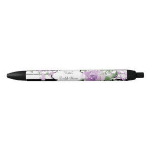 Paarse Bloemen, Vrijgezellenfeest Zwarte Inkt Pen