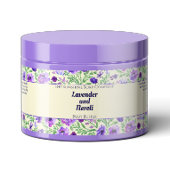 Paarse Bloemen Waterdichte Cosmetica Jar Label Waterfles Etiket