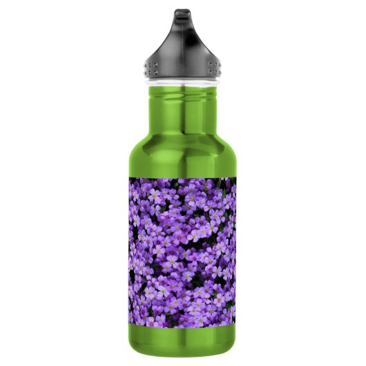 Paarse Bloemen Waterfles (Rechts)