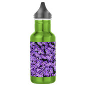 Paarse Bloemen Waterfles (Links)