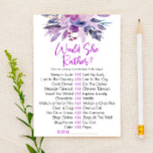 Paarse bloemen wil ze liever Vrijgezellenfeest spe Briefpapier