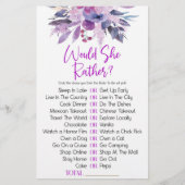 Paarse bloemen wil ze liever Vrijgezellenfeest spe Briefpapier (Voorkant)