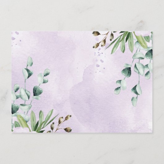 Paarse Bloemen Wilde Oerwoud Safari Boeken voor Ba Informatiekaartje (Achterkant)