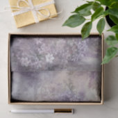 Paarse Bloemen Wisteria Lila Typografie Decoupage Tissuepapier (Geschenk)