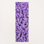 Paarse Bloemen Yoga Mat (Voorkant)