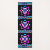 Paarse Bloemen  Yogamat (Voorkant)
