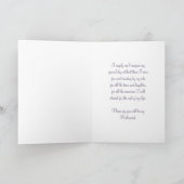 Paarse Bloemen Zuster Bruidsmeisje Uitnodiging Kaa (Binnen)