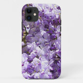 Paarse bloemenbloem met bloesem Case-Mate iPhone case (Achterkant)