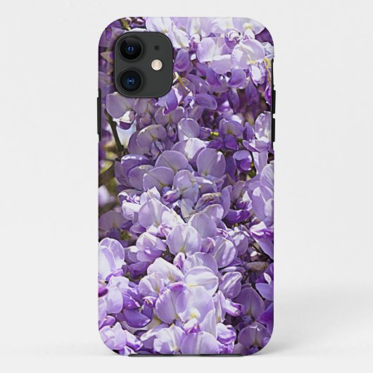 Paarse bloemenbloem met bloesem Case-Mate iPhone case (Achterkant)