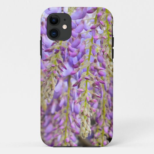 Paarse bloemenbloem met bloesem Case-Mate iPhone case (Achterkant)