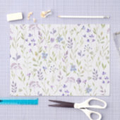 Paarse Bloemendecoupe Papier (Craft)