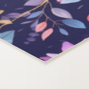 Paarse bloemendroomvangers spirituele mystieke boh yogamat