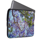 Paarse bloemenjakaranda Tree Art, Laptop Sleeve (Voorkant Rechts)