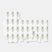  Paarse bloemenlavendel kruidentuin Bedankdoosjes (Uitgevouwen)